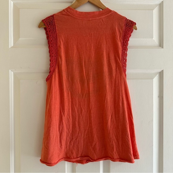 Free People Sundown Las Vegas Graphic Boho Tank Sequin - Picture 7 of 9